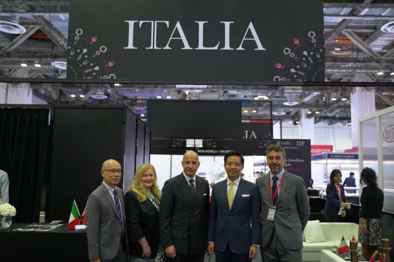Italy Debuts Jewels of Italy at SIJE 2024  sije 2024 opening ceremony italian pavilion ref to photo ref (1)