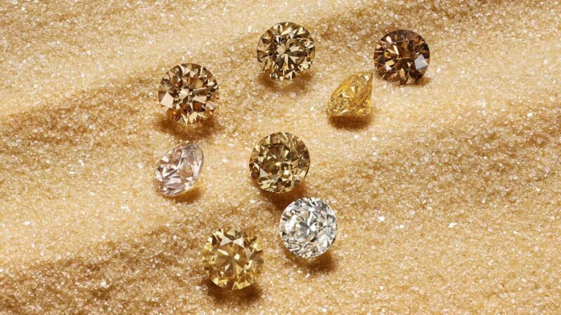 Lab-Grown Diamonds Found Mixed with Natural Brown Stones lab
